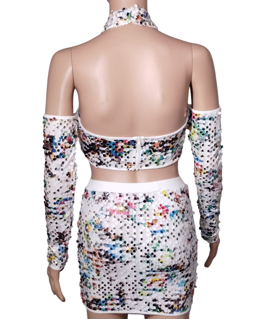 Shimmer Skirt Set