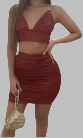Soft Girl Skirt Set