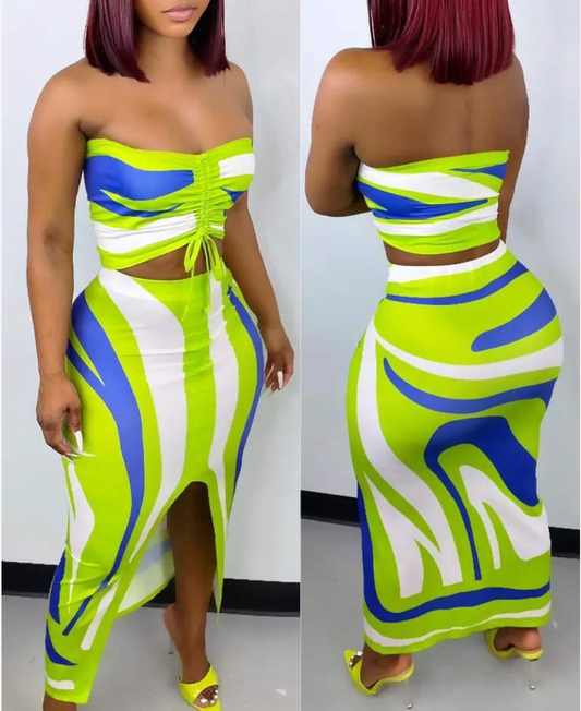 Swirl Skirt Set