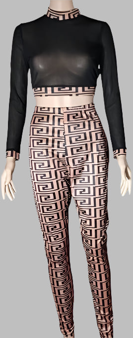 2pc Blocker Pants Set